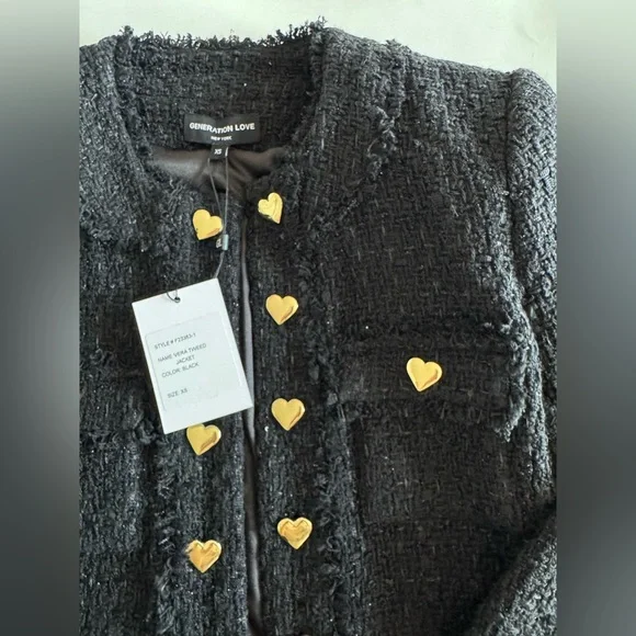 Generation Love Vera 🖤 Tweed Blazer - Picture 10 of 11